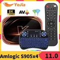 VONTAR X4 Android 11 0 TV Box Amlogic S905X4 4GB 128GB 1000M Dual Wifi 4K 60fps AV1 google Player
