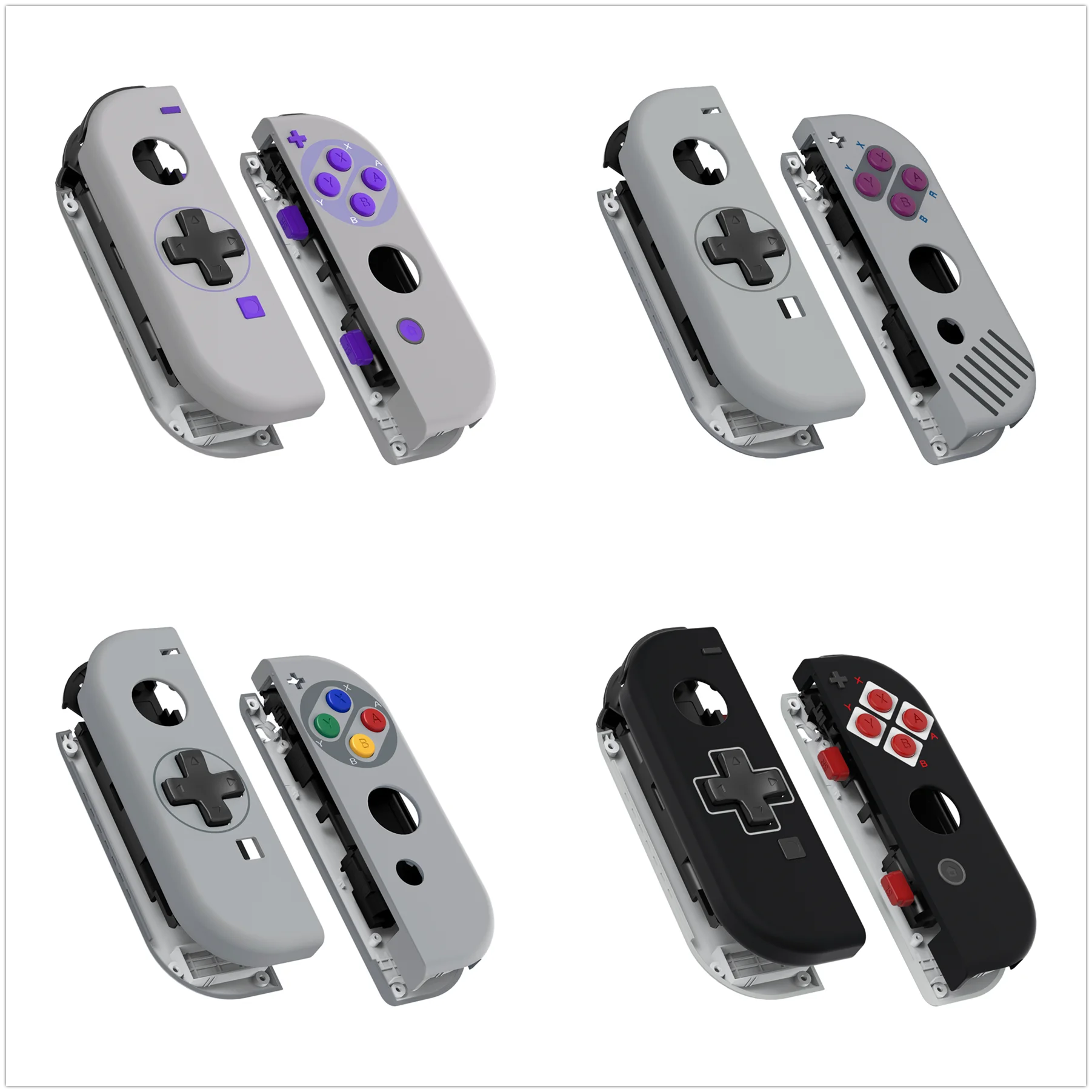 eXtremeRate Ersatzgehäuse JoyCon Shell Buttons Controller Case für NS Switch JoyCon/OLED JoyCon – Classic Series Image