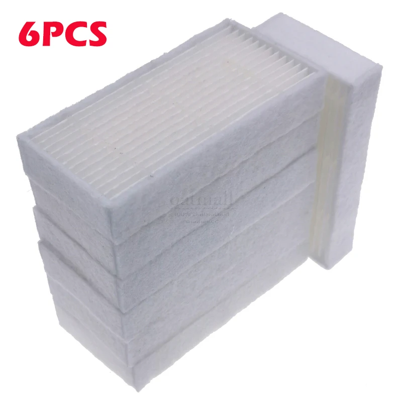 6PCS Schwamm Hepa-Filter 4PCS Seite Pinsel Roboter Staubsauger Teile Für Chuwi ilife V55 V50 V5 V5s v3 V3s V50 pro X5 Zubehör Image