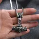 Viking Mjolnir Halskette thors Hammer Anhänger Edelstahl Viking Halskette Viking Schmuck