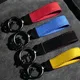 Auto Metall Leder Wildleder Styling Power Emblem Keychain Schlüssel Kette Ring Für BMW M X1 X3 X4 X5