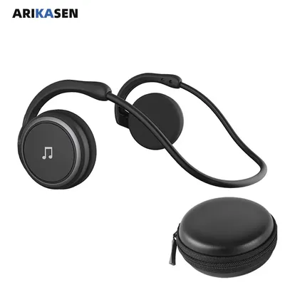 A6 Kleine Bluetooth-Kopfhörer zum Umwickeln des Kopfes, bequeme kabellose Kopfhörer, faltbare Bluetooth-Headsets mit Mikrofon-Geldbörse