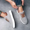 Mode Canvas Herren Sneakers Schwarz Lace Up Sping Schuhe 2024 Klassische lässige vulkanisierte Schuhe Größe 46 47 Herren Frühling Sportschuhe