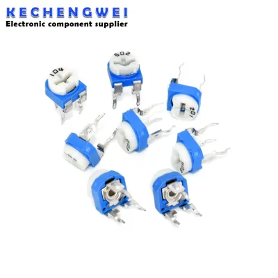 20 stücke RM065 RM-065 100 200 500 1K 2K 5K 10K 20K 50K 100K 200K 500K 1M ohm Trimpot Trimmer Image