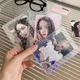 1pc idol foto karte schutzhülle liebe herz kpop fotocard abdeckung 3in laser pvc foto karten hüllen