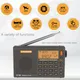 SIHUADON R-108 Radio FM Stereo Digital Tragbare Radio AM SW Air Radio Empfänger Alarm Funktion