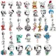 Disney Mickey Mouse Stitch Serie Charm Perlen für 925 Silber Original Armband DIY Schmuck für Frauen