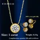 Tiyinuo echte 18 Karat Gold au750 ein Karat Diamant Anhänger Schlüsselbein Halskette Ohr stecker