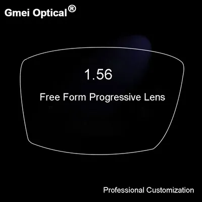 1 56 digitale Kostenloser Form Progressive Keine-Linie Multi-Brenn Rezept Angepasst Optische Linsen