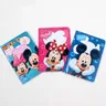 3 farben Disney Mikey Minnie Reisepass PVC Leder Reisepass Abdeckung Fall Karte ID Halter 14cm * 9 6