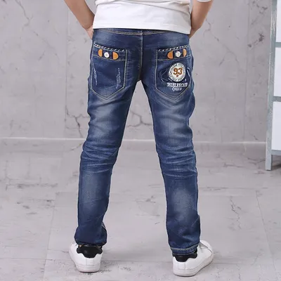 IENENS Kinder Jungen Denim Kleidung Hosen Kinder Trägt Kleidung Lange Böden Baby Boy Dünne Jeans Hose 4 5 6 7 8 9 10 11 jahre