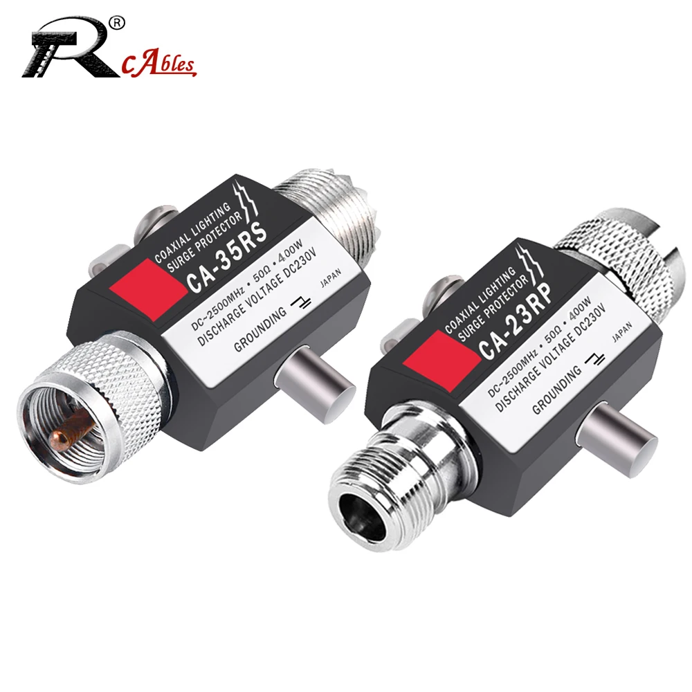1 Stück CA-23RP/CA-35RS PL259 SO239 N Funkrepeater Koaxialer Blitzschutz Antennen-Überspannungsschutz 50 Ohm Image