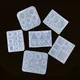 SNASAN Nette Perlen Cube Dreieck Silikon Form Für Schmuck Ohrringe Anhänger Machen Harz UV Epoxy