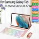 Hintergrund beleuchtete Tastatur hülle Maus für Samsung Galaxy Tab A8 A7 S6 Lite Tab S7 S6 A6 10 1