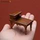 1/12 puppenhaus Holz Tisch Modell Miniatur Doppel Schicht Tee Tisch DIY Puppe Haus Dekor Möbel