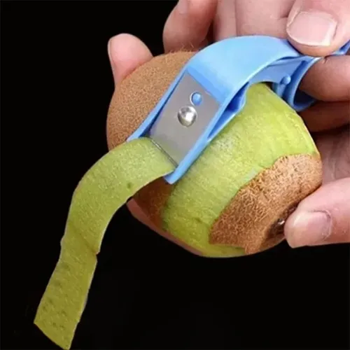Obst Apfel Kiwi Schäler Orangen schneider Gemüse Edelstahl Schäler tragbare manuelle Peeling
