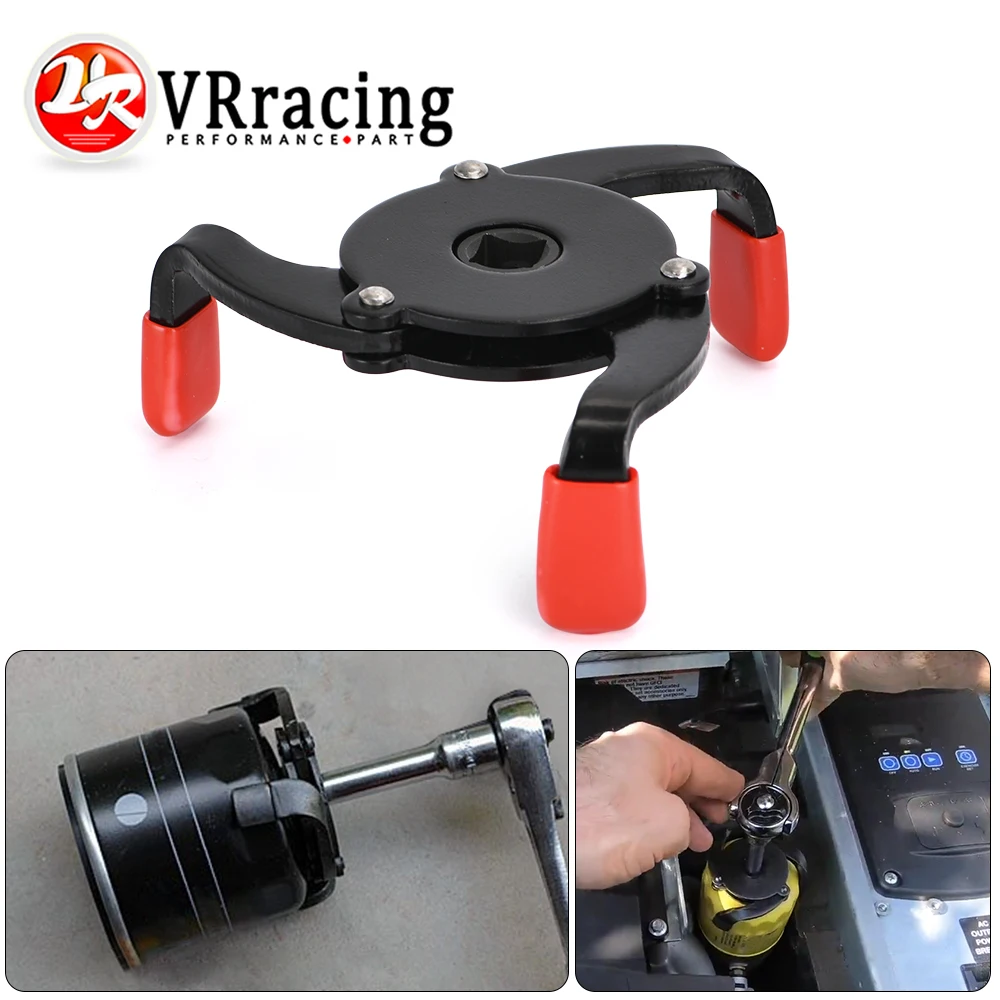 Hochwertiges Universal-3-Backen-3/8-Zoll-Auto-einstellbares Ölfilter-Entferner-Schraubenschlüssel-Werkzeug 60 mm bis 95 mm 2,4 Zoll bis 3,7 Zoll Autozubehör