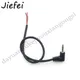 4Pcs Rechten winkel 90 grad 3 5mm Mono Headset stecker mit kabel 2 pole 3 5mm Audio Jack adapter