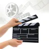 20x20cm Regisseur Videos zene Clapper board Holz TV Film Kino Schindel Fotografie Prop Vlog Aufnahme