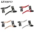 Litepro MTB Mountainbike Folding Road Kleine Fahrrad Ultra Licht V Bremse Hand Hebel CNC 64g