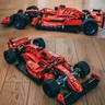 1200 stücke High-Tech-Formel autos rot f1 Bausteine Sport rennwagen Supermodell-Kits Ziegel