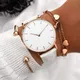 Luxus Mode Uhr Frauen Leder Uhr Damen Einfache Quarz Armband Armbanduhr frauen Uhr Zegarek Damski