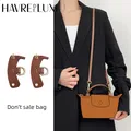 Schulter gurt für Longchamp Mini Bag Cross body stanz freie Leder Ring beutel Modifikation