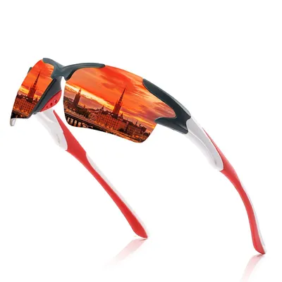 Sonnenbrille Männer Frauen Sport Sonnenbrille Staubdicht Gläser Klassische Blenden Farbe Film Fahren