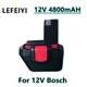 Lefeiyi für bosch 12 v 10.4ah psr 4 8 wiederauf ladbare batterie gsr 12 v ahs gsb gsr 12 VE-2 bat043