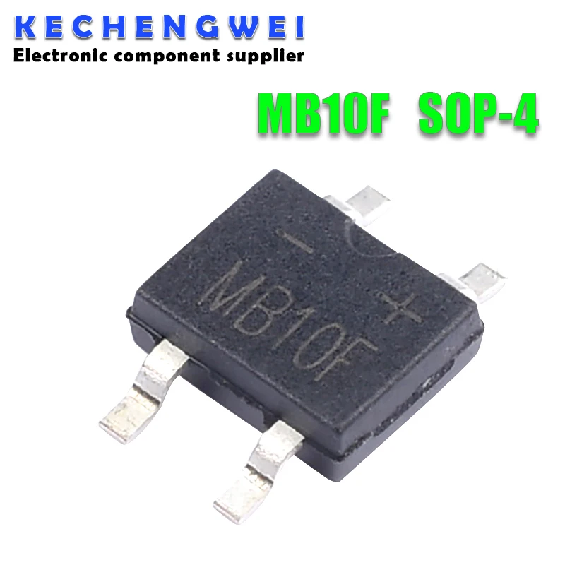20 Stück MB10F MB10 SOP4 1A 1000 V SMD Bridge Stack Gleichrichter Image