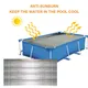 Pool abdeckung Plane Solar Schwimmbad Schutz abdeckung Wärme isolation folie für Indoor Outdoor Pool