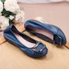 Wohnungen Frauen Sli-auf Schuhe Frau Echtem Leder Loafer Weibliche Schuhe Mokassins Slip Auf Ballett frauen Schuhe Plus größe 41 42