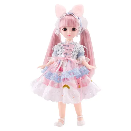 1/6 bjd Puppen für Mädchen Klapp Puppe 30 cm mit Kleidung Blonde Braun Eyed Gelenk Spielzeug für