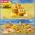 POP MART SpongeBob Picknick Party Serie Prop Blind Box 1PC/9PCS Action Figure Niedlichen Geburtstag