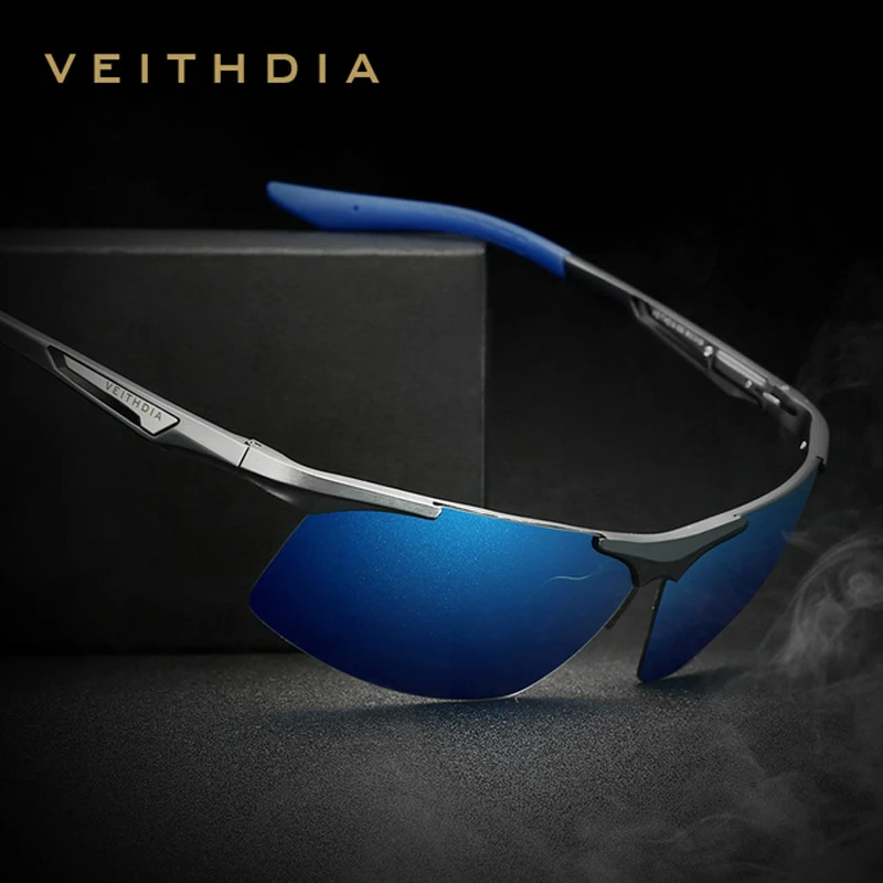 VEITHDIA Polarisierte männer Sonnenbrille UV400 Objektiv Sport Radfahren Outdoor Brillen Männlichen Spiegel Gläser Zubehör Für Frauen 6562 Image