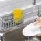 Küche Waschbecken Abfluss Rack Lagerung Korb Schwamm Geschirrtuch Halter Abnehmbare Haushalt Bad