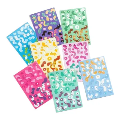8-teiliges koreanisches süßes Band-Aufkleber-Set – Kawaii glitzernde Hologramm-Konfetti-Aufkleber Image