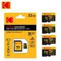 Kodak micro sd karte speicher karte klasse 10 32gb 64gb 128gb 256gb u3 4k hoch geschwindigkeit