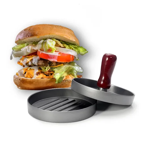 Hamburger Presse Nicht-Stick Burger Pres Perfekte Hamburger Form Ideal für GRILL ätherisches