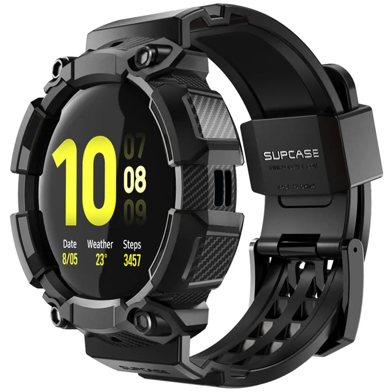 Case For Samsung Galaxy Watch Active 2 (44mm) SUPCASE UB Pro Rugged Protective Cover with Strap Bands For Galaxy Watch Active 2 Image