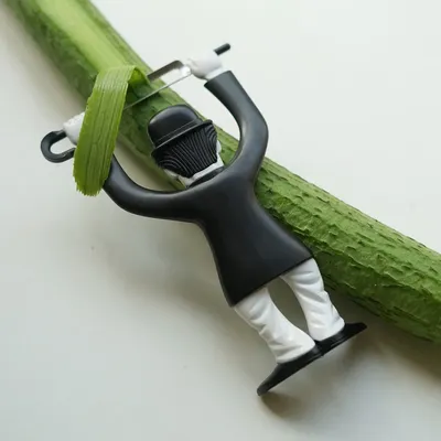 Kreative Kunststoff Zeichen Schäler Obst Gemüse Kartoffel Chaplin Cutter Messer Kochen Werkzeuge