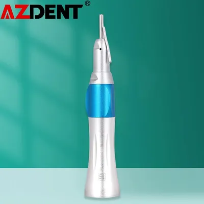 AZDENT Dental Chirurgische Gerade Handstück 1:1 Mit Externe Bewässerung Rohr Drehzahl