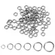 30-200Pcs 3-25mm Edelstahl Split Ring Öffnen Einzelnen Loops Ringe Springen Anschlüsse für DIY