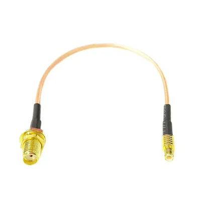SMA Weibliche schutzwand MCX Männlichen Gerade RF Kabel Adapter RG316 15cm 6inch NEUE Großhandel für