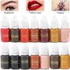 10 ml Permanent Make-Up tinte Farbe Natürliche Augenbraue Pflanze Tattoo Tinte Microblading Pigmente