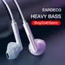 EARDECO Verdrahtete Kopfhörer Schwere Bass In Ohr Kopfhörer mit Mic Stereo Handy Kopfhörer Ohrhörer