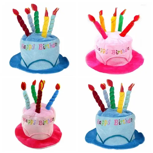 Geburtstags torte Hut Geburtstag Kerze Hut Erwachsene alles Gute zum Geburtstag Party Dekor Kinder