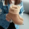Frauen Stiefel Weibliche Winter Schuhe Pelz Schnee Stiefel Warme Plüsch frauen Schuhe Platz High Heel Stiefeletten Schwarz Botas de Mujer