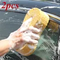 1/2pcs Auto wasch schwamm block Auto Motorrad reinigung liefert große Schwamm bürste die zufällige