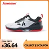 Kawasaki Marke Neue Badminton Schuhe Herren Tennis Anti-twish Design Atmungsaktive Sportschuhe Männlichen Turnschuhe A3307